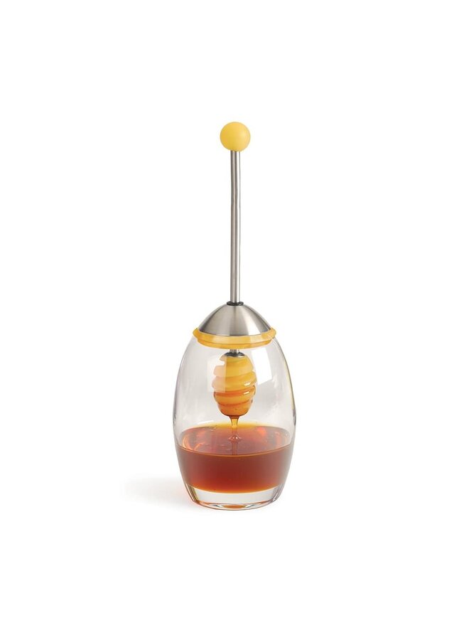 Honey Jar with Silicone Dipper