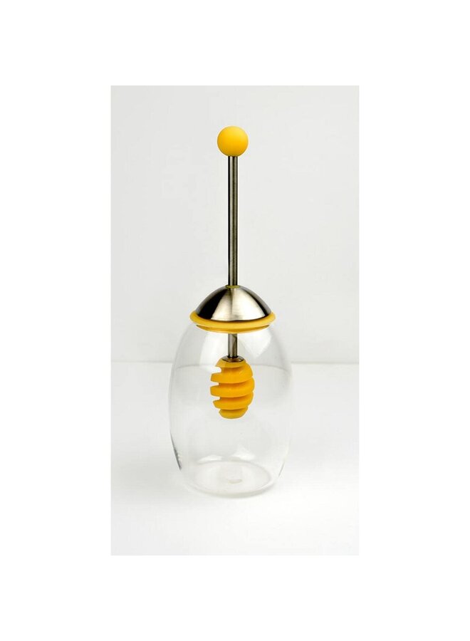 Honey Jar with Silicone Dipper