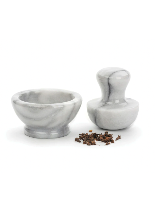 Mortar Spice Grinder - White