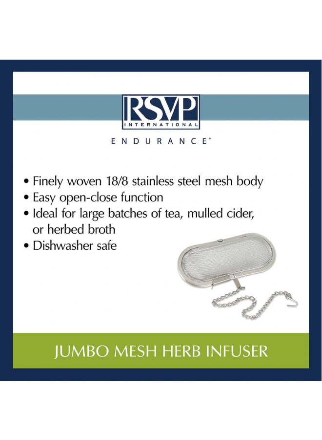 Jumbo Mesh Herb & Tea Infuser