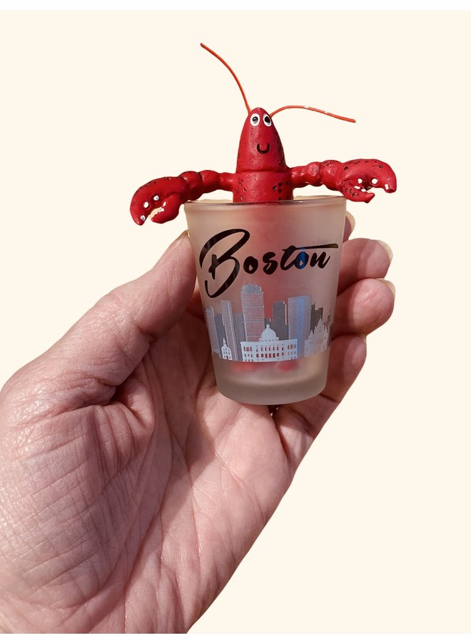 Boston Lobster Shot Glass