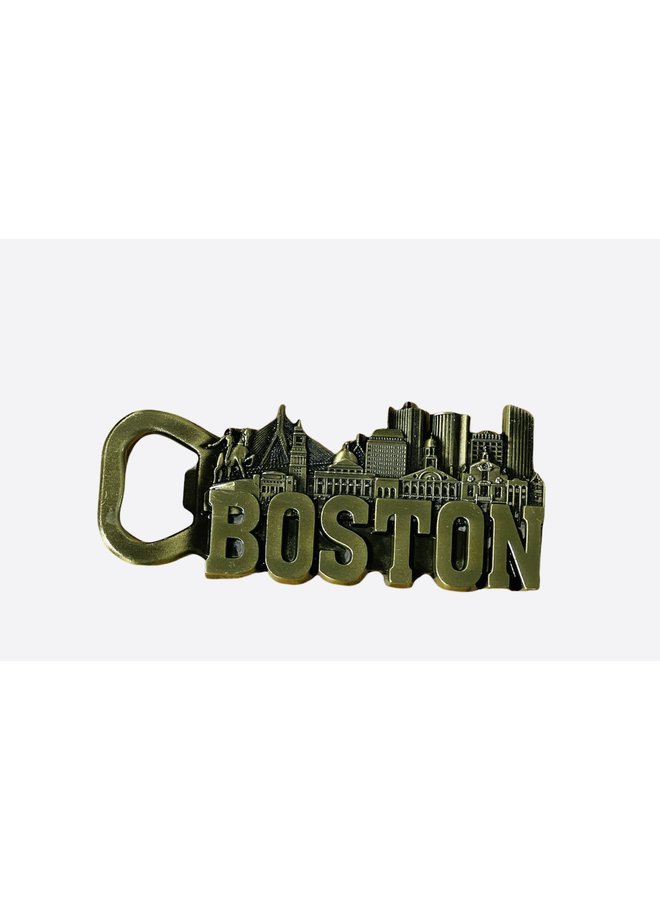 Boston Skyline Bottle Opener / Magnet