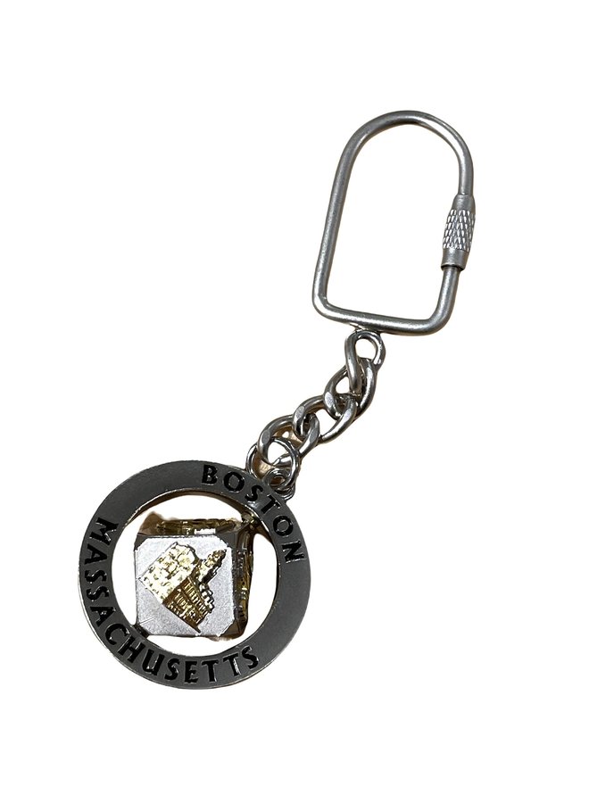 Boston Swivel Keychain