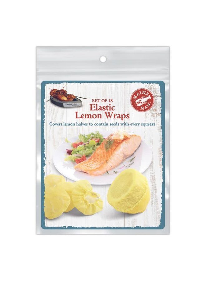 Maine Man Elastic Lemon Wraps, 18ct