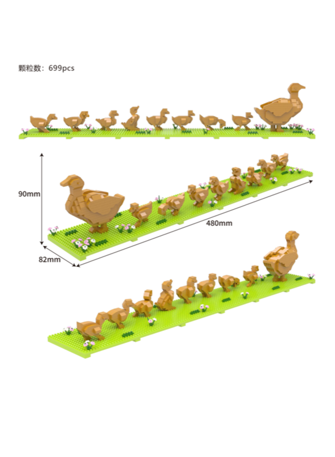 Mini Building Blocks Make Way for Ducklings