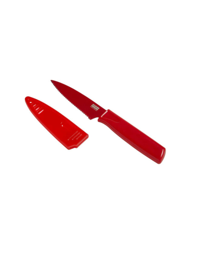 COLORI®  4" Serrated Paring Knife Blister