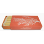 Matches Coral on Embosses Matte 4" Collectible Matchbox