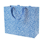 Fretwork Large Gift Bag in Blue - 1 Each