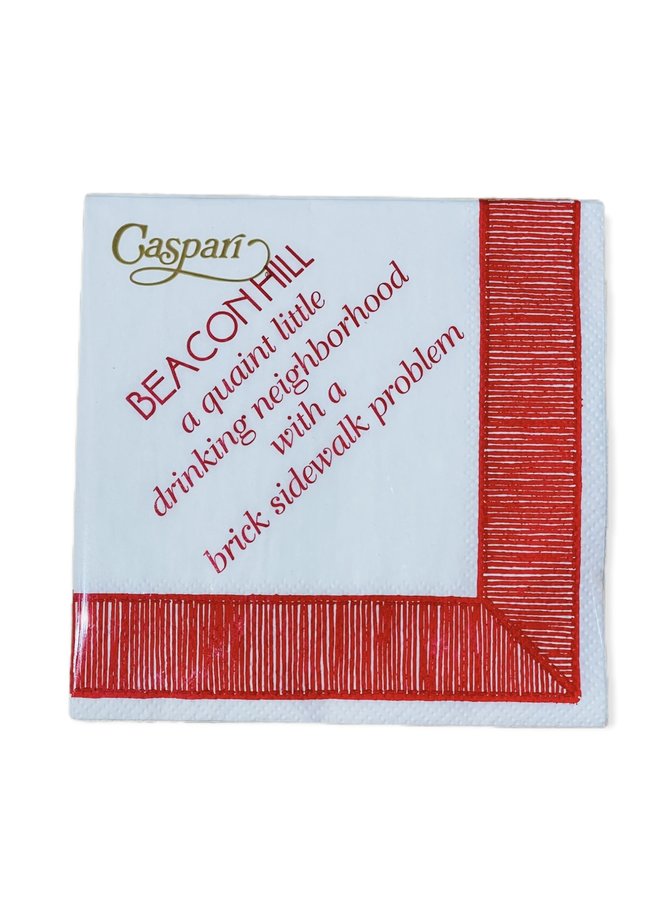 Beacon Hill "a quaint little drinking neighborhood" Cocktail Napkins - 24 Per Package