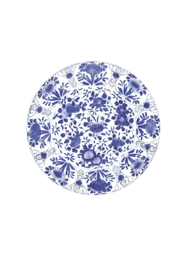Delft Paper Salad Plates in Blue - 8 Per Package