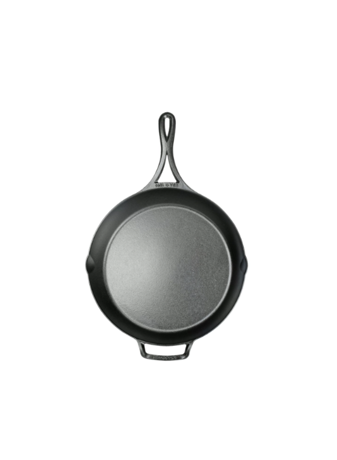 Lodge 12 Blacklock Cast Iron Grill Pan w/ Care Kit 