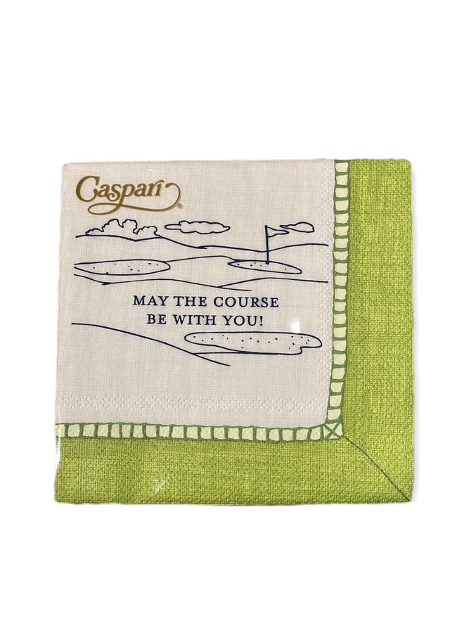 May the Course be with You Cocktail Napkins - 24 per package