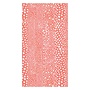 Pebble Paper Linen Guest Towels Napkins in Coral - 12 Per Package