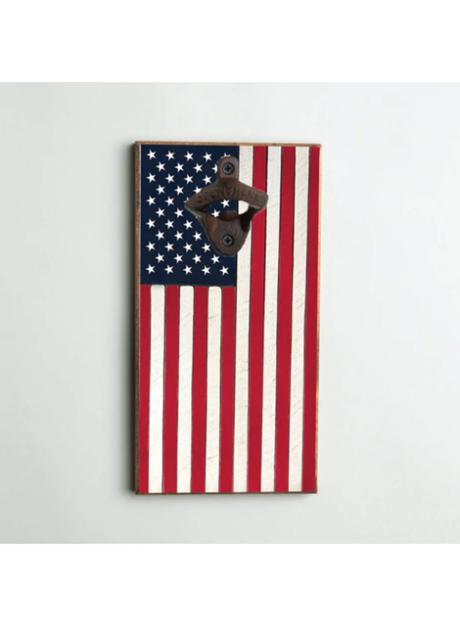 American Flag Bottle Opener