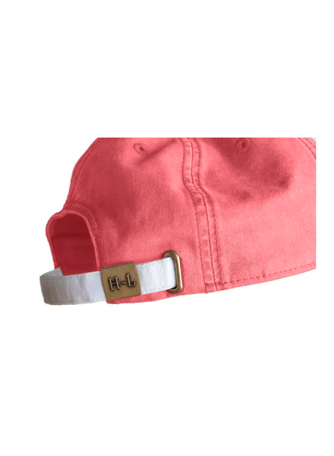 East Coast on New England Red Cotton Canvas Baseball Hat