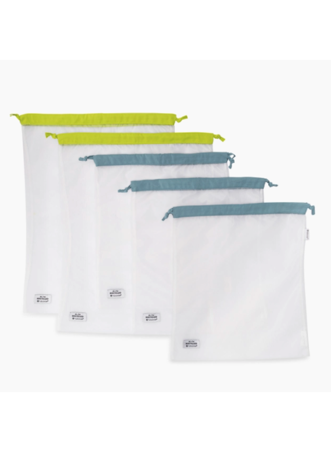 Goodie Bags 5-Piece Recycled Produce Bag Set
