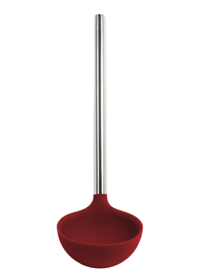 Silicone Ladle with Stainless Steel Handle