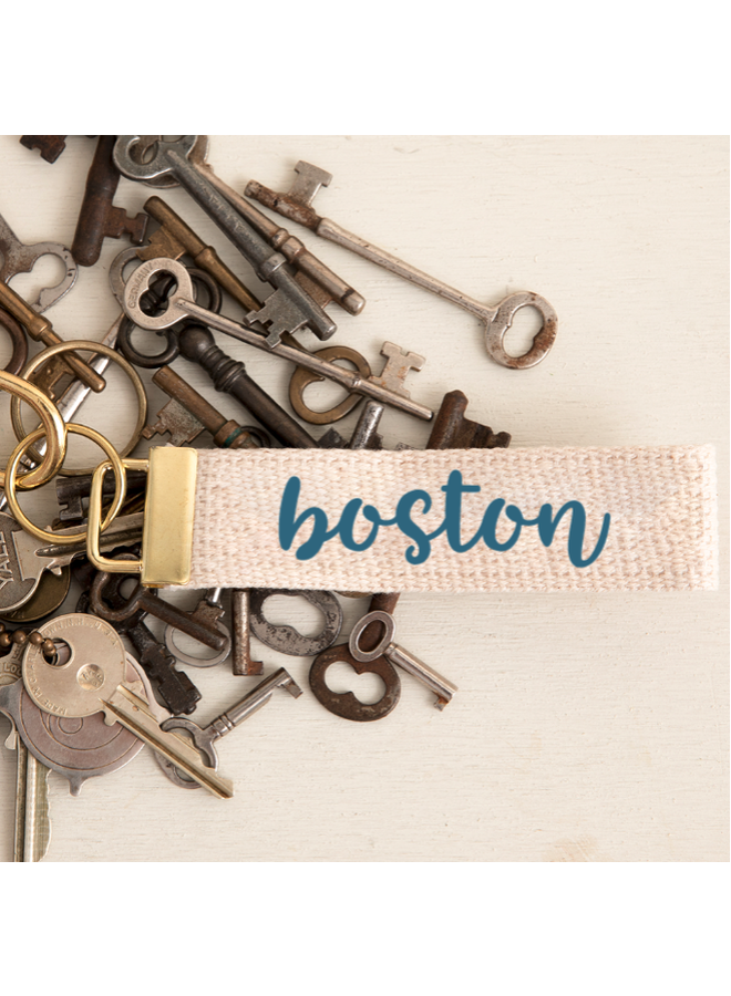 Keychain Boston in Nautical Blue