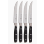 Avanta 4 Piece Steak Knife Set Black Handle
