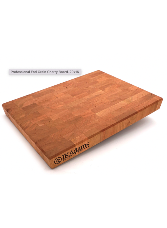 Pro Series end-grain Cherry 20x16x2"