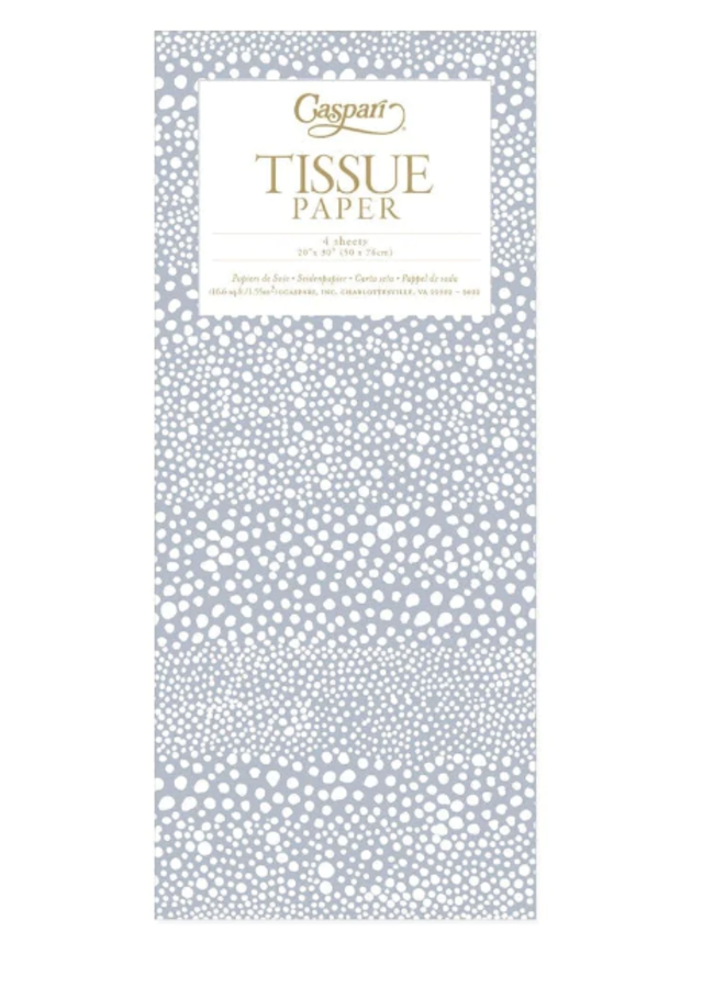 Pebble Tissue Paper in Silver - 4 Sheets Included