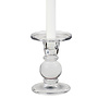 Dual Purpose Glass Candle Holder 3″ dia. x 5″ tall