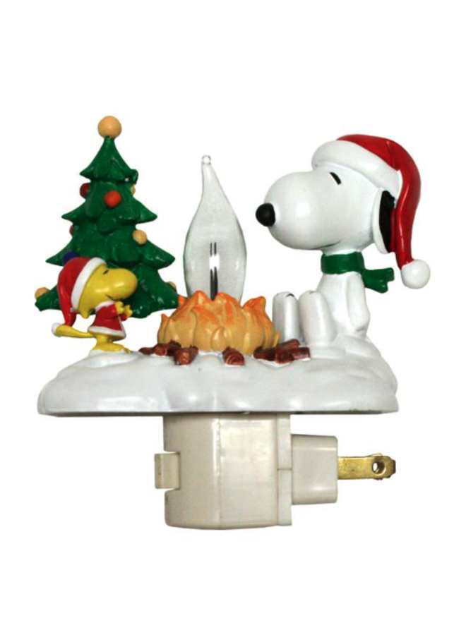 Snoopy & Woodstock Christmas Night Light