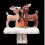 Rudolph Clarice Camp Fire Night Light