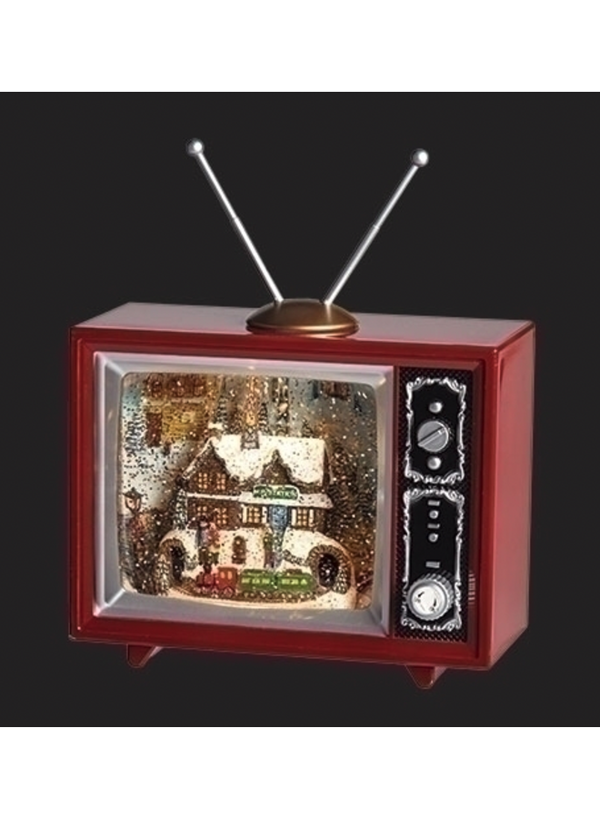 6.5" LED Swirl Train TV Station