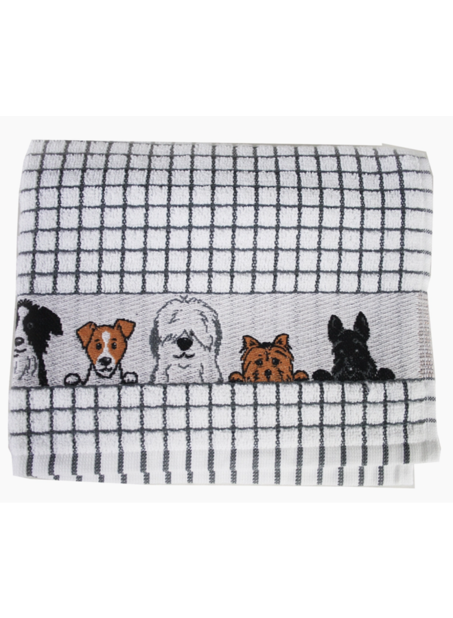 Poli-Dri Jacquard Tea Towel - Dog