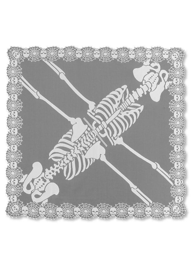 Skeleton Poncho - Pewter