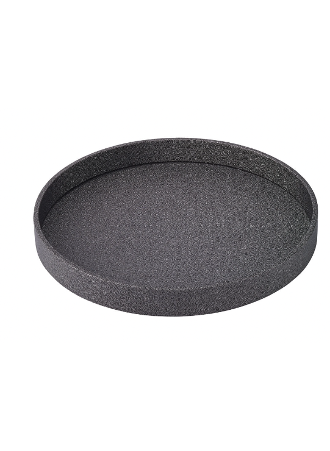 Skate Charcoal Round Tray