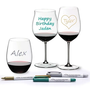 Wine Glass Writer Pens Metallic Set of 3