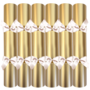 Solid Gold Christmas Crackers - 6 Per Box 12"