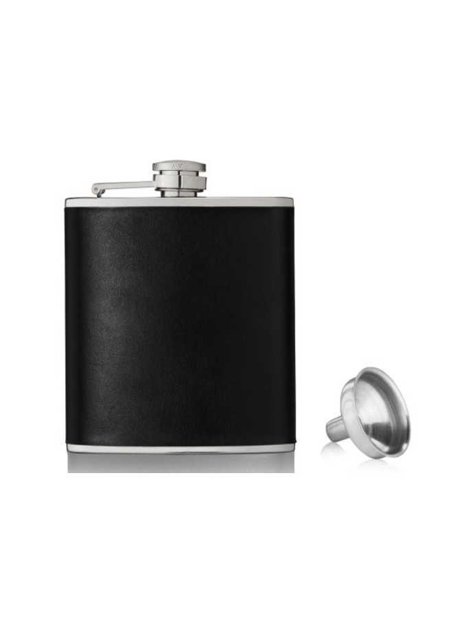 Monte Carlo™: 6 oz Faux Leather Flask