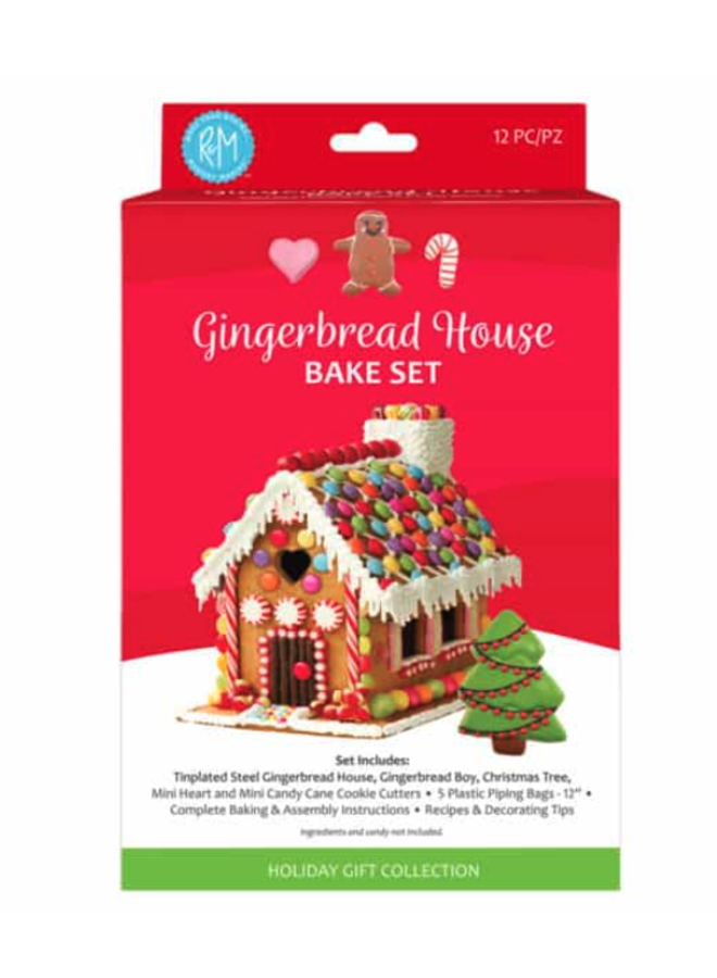 12-Piece 5 in. Gingerbread Boy Tinplate Steel Cookie Cutter & Recipe 12-Piece 5 in. Gingerbread Boy Tinplate Steel Cookie Cutter & Recipe