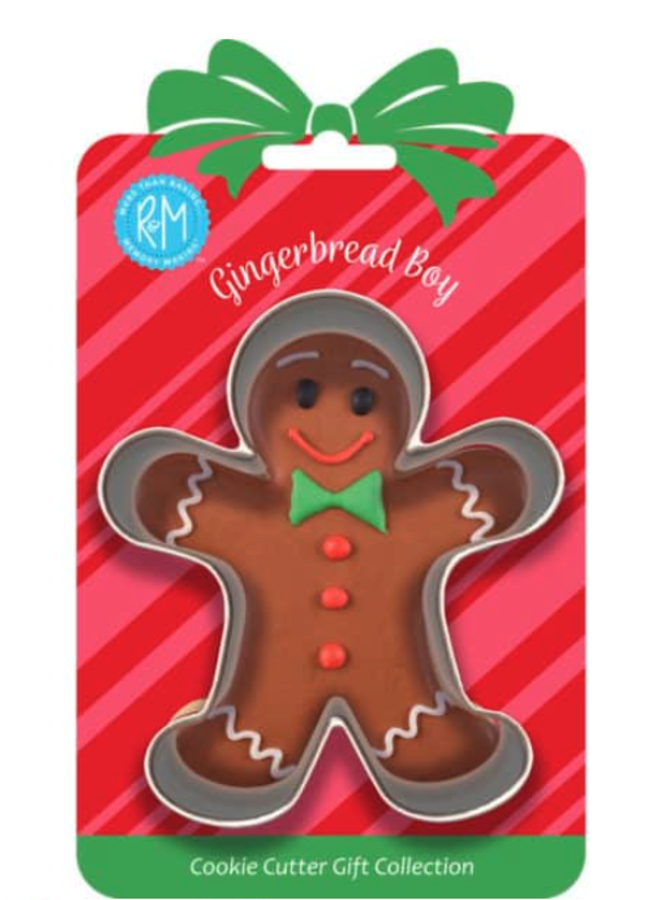 Gingerbread Boy Cookie Cutter 3.75" Carded