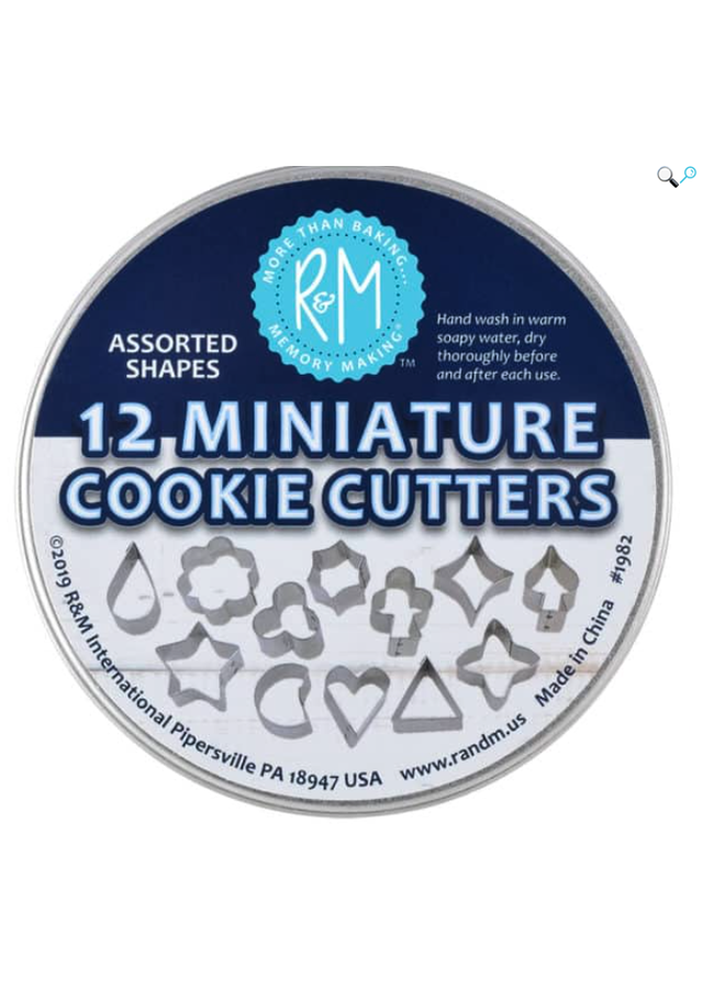 Mini Cutter Cookie Cutter 12 PC Set