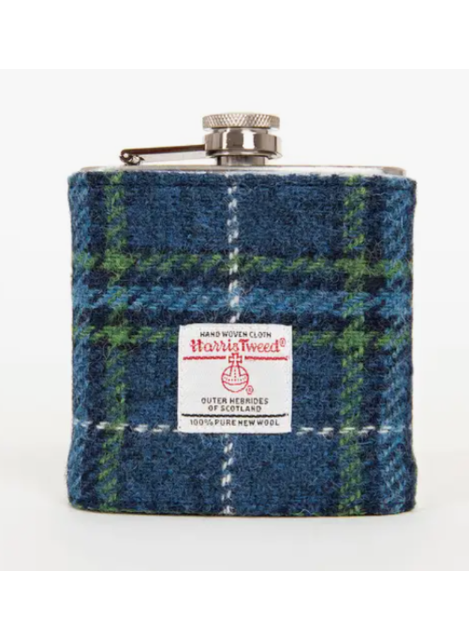 Harris Tweed Hip Flask 6 oz - The Birch Store