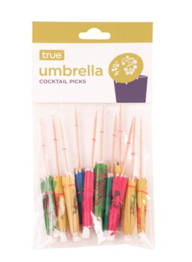 Umbrella Appetizer Picks, Set of 12