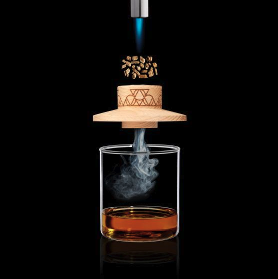 Viski Alchemi Smoked cocktail Set, Glass Carafe with Smoker