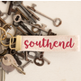 SouthEnd Keychain in Candi Red