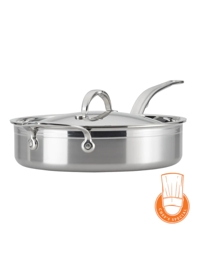 ProBond Professional Clad Stainless Steel Sauté Pan 3.5qt