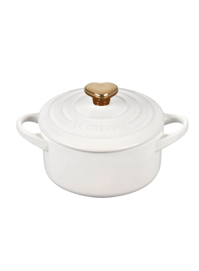 Mini 8oz. Cocotte with Heart Knob