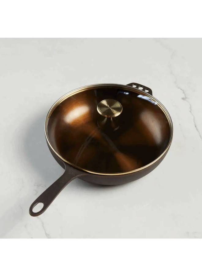 NO. 11 Deep Skillet with Glass Lid