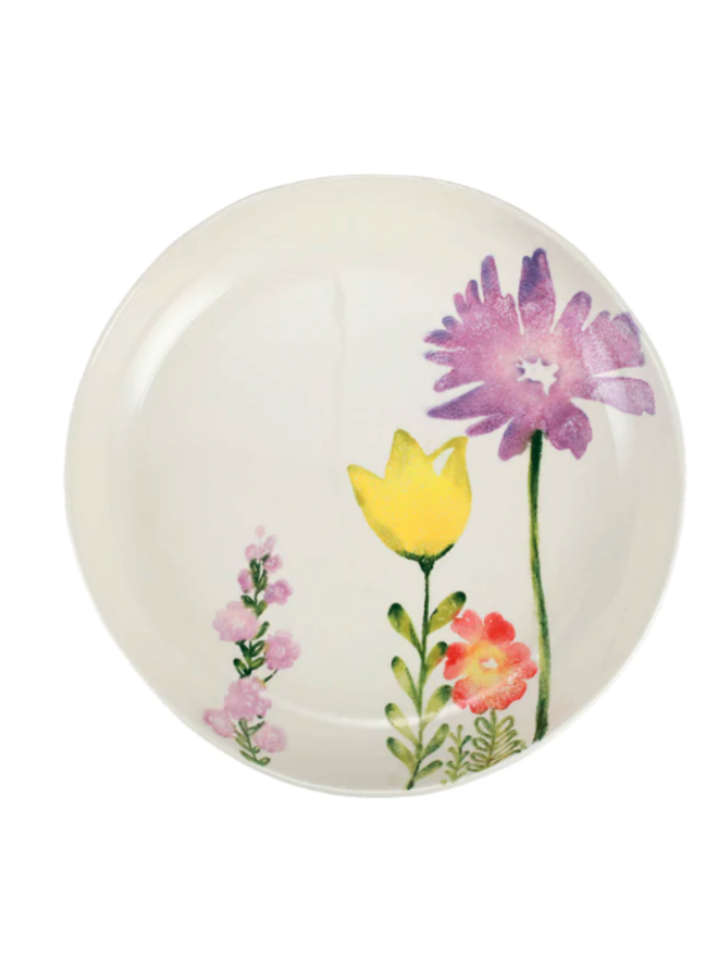 Fiori di Campo Round Shallow Bowl