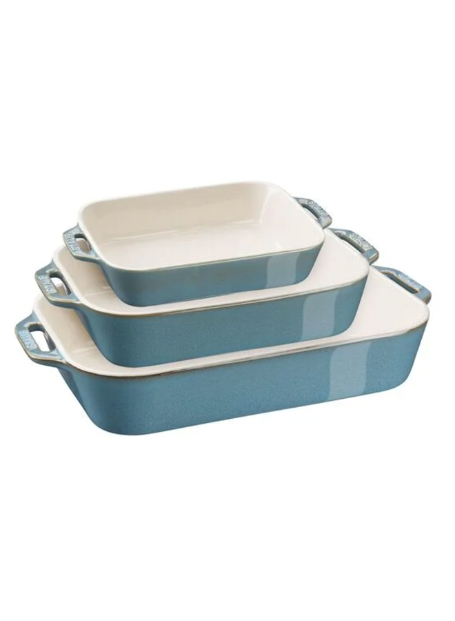 set Of 3 Roasting Trays