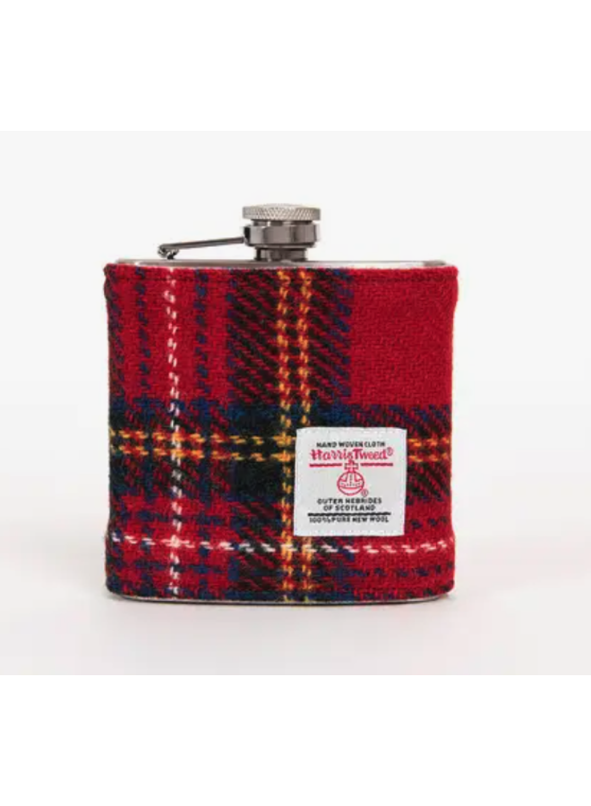 6oz Harris Tweed Hip Flask