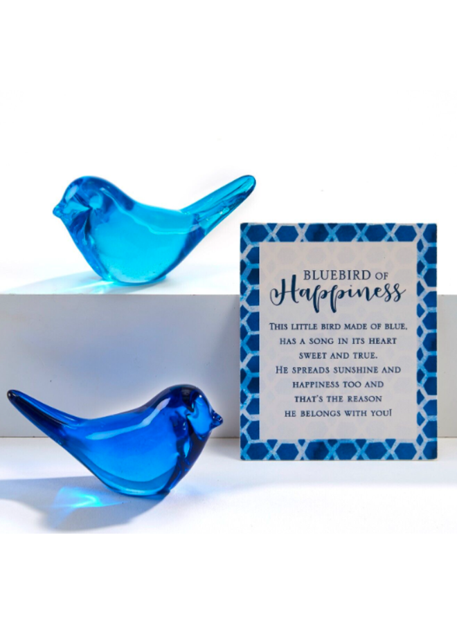 Glass Blue Bird
