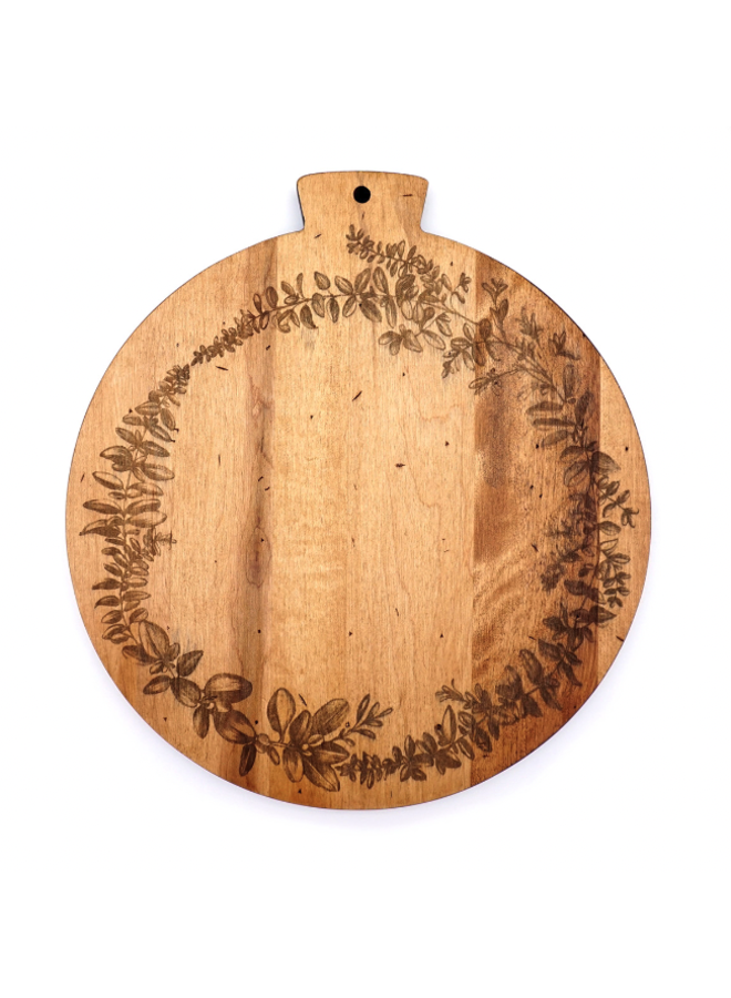 Artisan Maple Round Serving Board-Laura Zindel Thyme